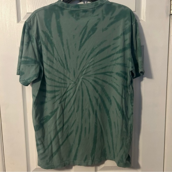 American Eagle Outfitters Men's Blue and Green Tie-Dye T-shirt Sz Medium, UC - Picture 5 of 5